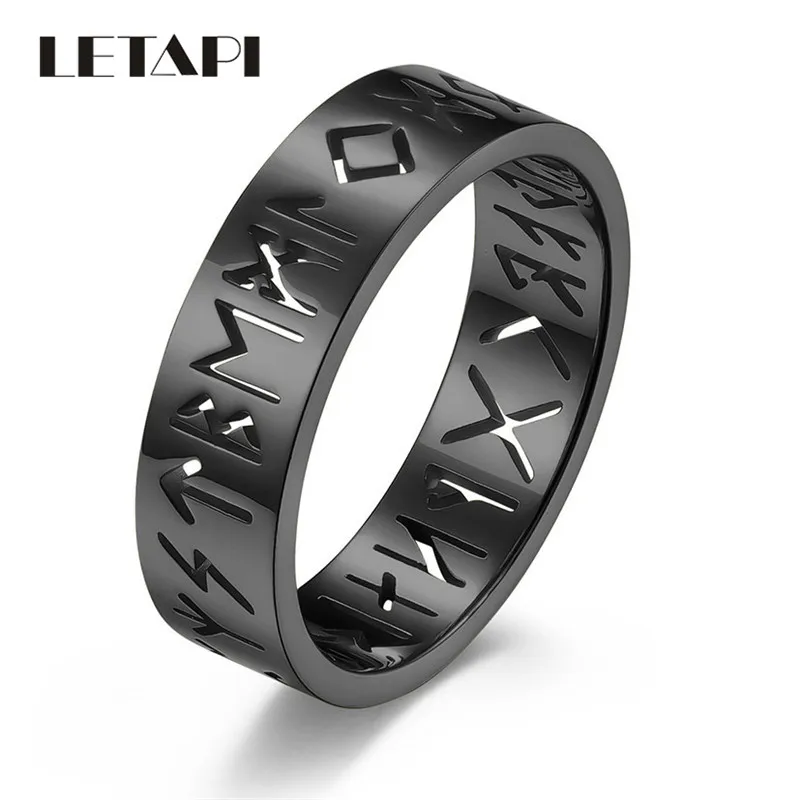 Punk Vintage Black Gold Silver Color Hollow Out Stainless Steel Viking Ring for Men Fashion Simple Male Ring Cool Biker Jewelry
Punk Vintage Black Gold Silver Color Hollow Out Stainless Steel Viking Ring for Men Fashion Simple Male Ring Cool Biker Jewelry