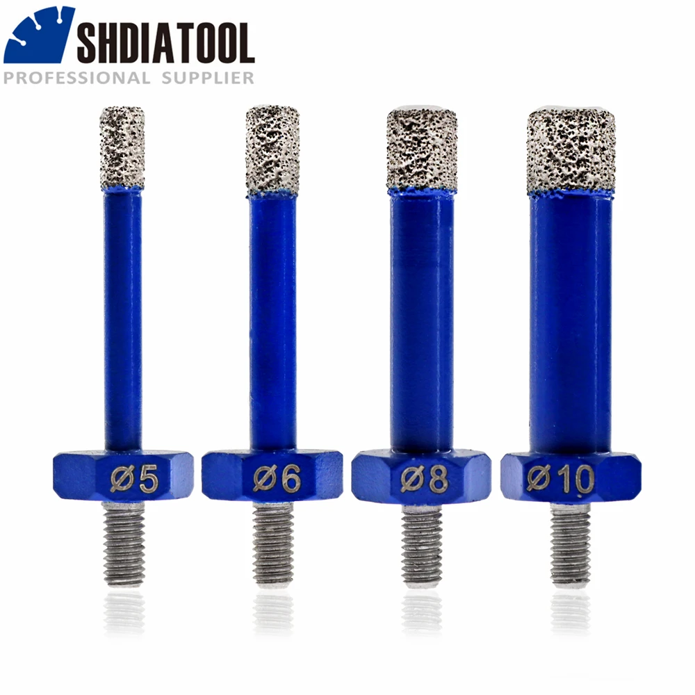 SHDIATOOL M5 Spindle Thread Diamond Drill Bits Mini Angle Grinder Marble Granite Ceramic Dia5/6/8/10mm Hole Opener
SHDIATOOL M5 Spindle Thread Diamond Drill Bits Mini Angle Grinder Marble Granite Ceramic Dia5/6/8/10mm Hole Opener