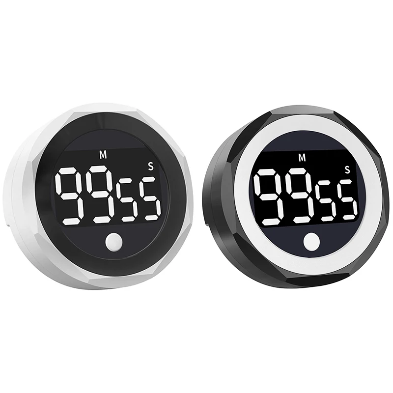 Digital Kitchen Timer - 99 Minutes And 55 Seconds LED Display Visual Timers For Cooking, Food, Game, Fitness
Digital Kitchen Timer - 99 Minutes And 55 Seconds LED Display Visual Timers For Cooking, Food, Game, Fitness