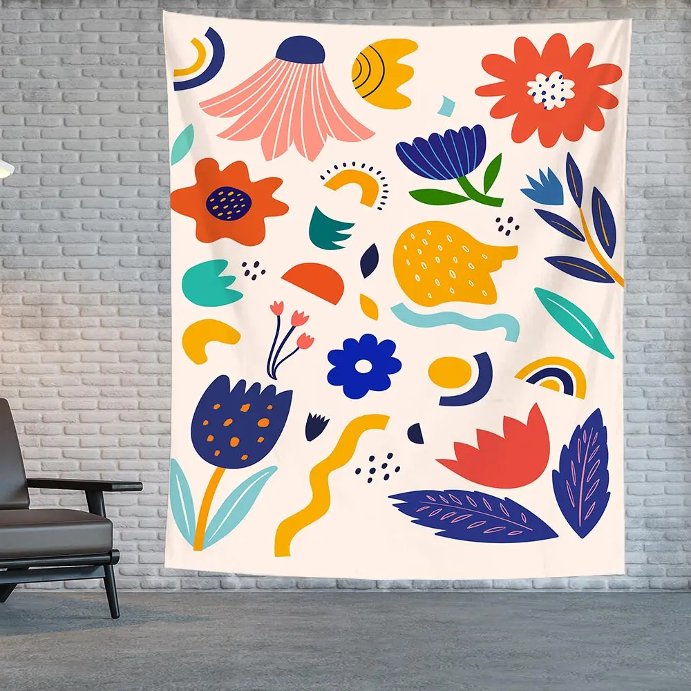 Abstract Flower Tapestry Home Decoration Living Room Summer Plant Style Wall Hanging Tapestry
Abstract Flower Tapestry Home Decoration Living Room Summer Plant Style Wall Hanging Tapestry