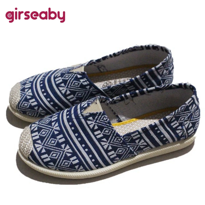 Girseaby 2022 Women's Flats Printed Round Toe Slip-On Casual Cloth Shoes Ethnic Comfortable Colorful Canvas Fashion Spring S3507
Girseaby 2022 Women's Flats Printed Round Toe Slip-On Casual Cloth Shoes Ethnic Comfortable Colorful Canvas Fashion Spring S3507