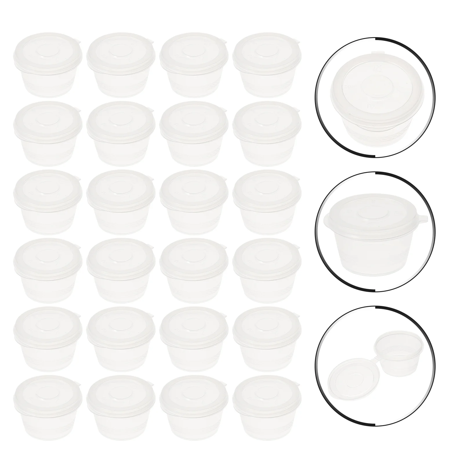 100Pcs PP Packing Boxes Packing Cases Sauce Cup Sauce Wrapping Boxes for Restaurant Picnic
100Pcs PP Packing Boxes Packing Cases Sauce Cup Sauce Wrapping Boxes for Restaurant Picnic