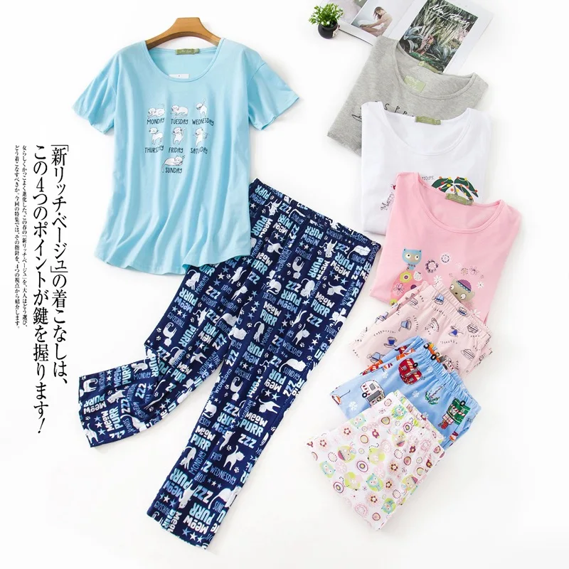 Knitted Cotton Large Size Women's Pajamas Set Soft Short Sleeve Loose Sleepwear Shorts Shirt Loungewear PJ Set S-XXXL Plus Size
Knitted Cotton Large Size Women's Pajamas Set Soft Short Sleeve Loose Sleepwear Shorts Shirt Loungewear PJ Set S-XXXL Plus Size