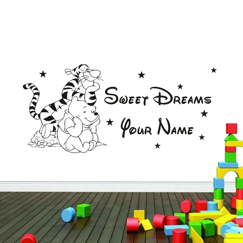 Free Shipping Tigger Winnie The Pooh Children Bedroom Decoration Wall Sticker Custom Name Wall Decals 2 Sizes
Free Shipping Tigger Winnie The Pooh Children Bedroom Decoration Wall Sticker Custom Name Wall Decals 2 Sizes