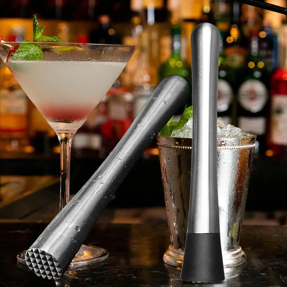 Professional Cocktail Mixer Muddler Comfortable Grip Handle Durable Stainless Steel Ice Breaking Stick for Home Bar Supplies
Professional Cocktail Mixer Muddler Comfortable Grip Handle Durable Stainless Steel Ice Breaking Stick for Home Bar Supplies