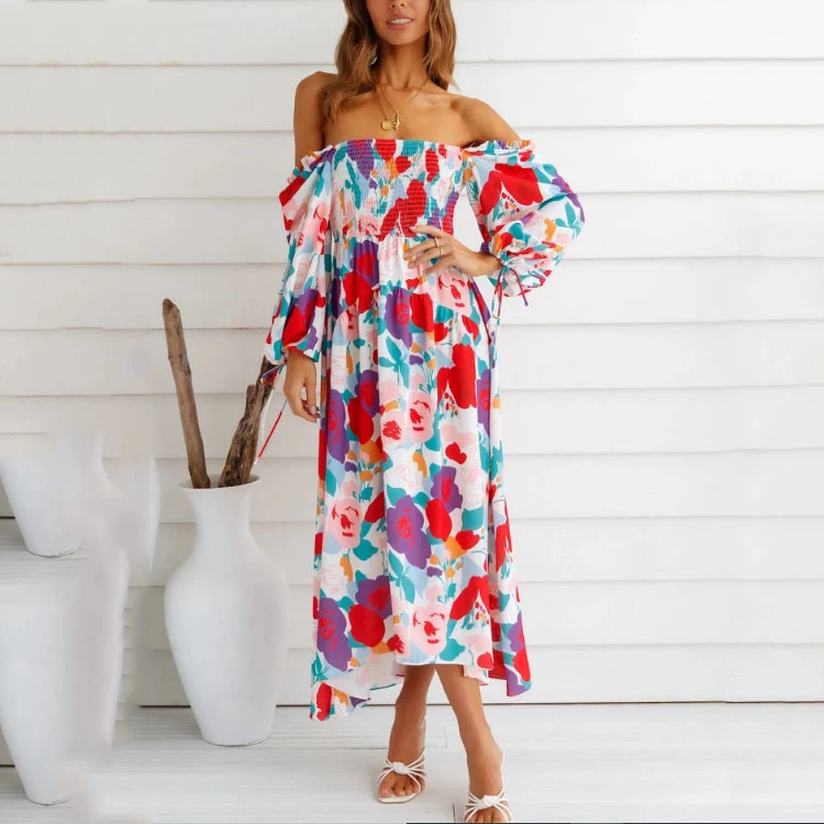 TEELYNN Vintage Floral Print Loose Dress for Women 2022 Sexy Off Shoulder Long Dresses Casual Puff Long Sleeve Summer Vestidos
TEELYNN Vintage Floral Print Loose Dress for Women 2022 Sexy Off Shoulder Long Dresses Casual Puff Long Sleeve Summer Vestidos