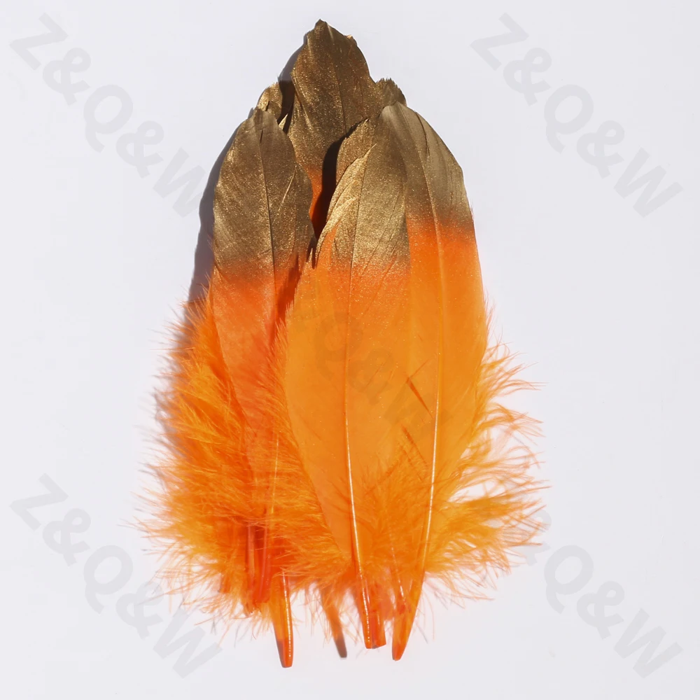 Natural 15-20CM Goose Feather Dyed Orange Plus Gold Head 100-500PCS DIY Crafts Headwear Festival Clothing Accessories
Natural 15-20CM Goose Feather Dyed Orange Plus Gold Head 100-500PCS DIY Crafts Headwear Festival Clothing Accessories