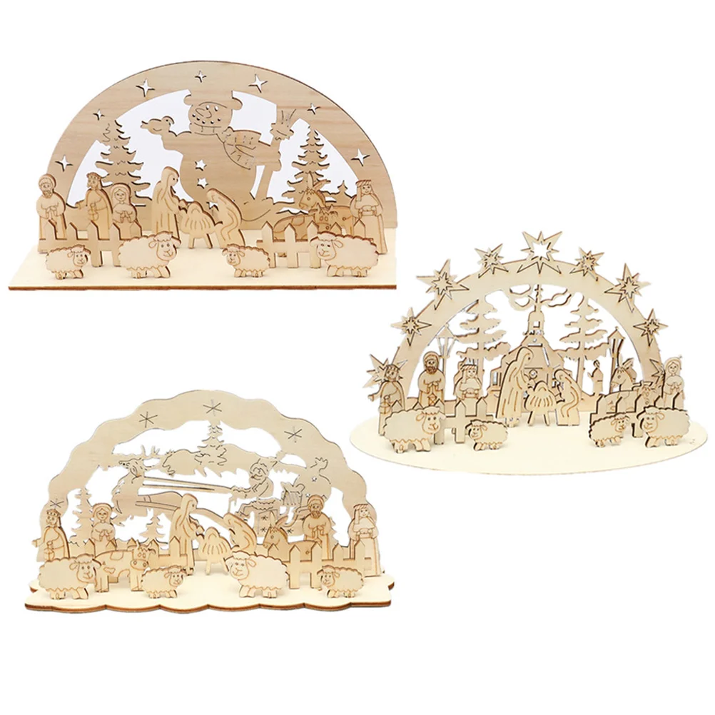 Diy Christmas Assembly Wood Puzzle House Adornment Figurine Woodcraft Decorations 3D Adorn Desktop Kit Ornaments Gift Children
Diy Christmas Assembly Wood Puzzle House Adornment Figurine Woodcraft Decorations 3D Adorn Desktop Kit Ornaments Gift Children