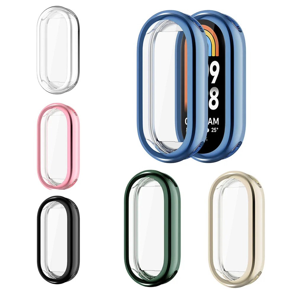 Силиконовый мягкий чехол с покрытием для Xiaomi Band 8, Защитная пленка для запястья Xiaomi MiBand 8, Mi Band8, защитный чехол для смарт-часов MiBand8
Силиконовый мягкий чехол с покрытием для Xiaomi Band 8, Защитная пленка для запястья Xiaomi MiBand 8, Mi Band8, защитный чехол для смарт-часов MiBand8