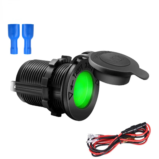 Color 12V 120W Motorcycle Car Boat Tractor Accessory Waterproof Cigarette Lighter Power Socket Plug Outlet Car-styling
Color 12V 120W Motorcycle Car Boat Tractor Accessory Waterproof Cigarette Lighter Power Socket Plug Outlet Car-styling