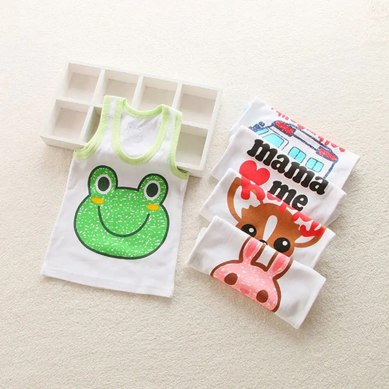 1 Pc Summer Shirts for Children Boys Girls Vest Animal Kids Toddler Sleeveless Top T Shirt Character Waistcoat Children's Cloths
1 Pc Summer Shirts for Children Boys Girls Vest Animal Kids Toddler Sleeveless Top T Shirt Character Waistcoat Children's Cloths