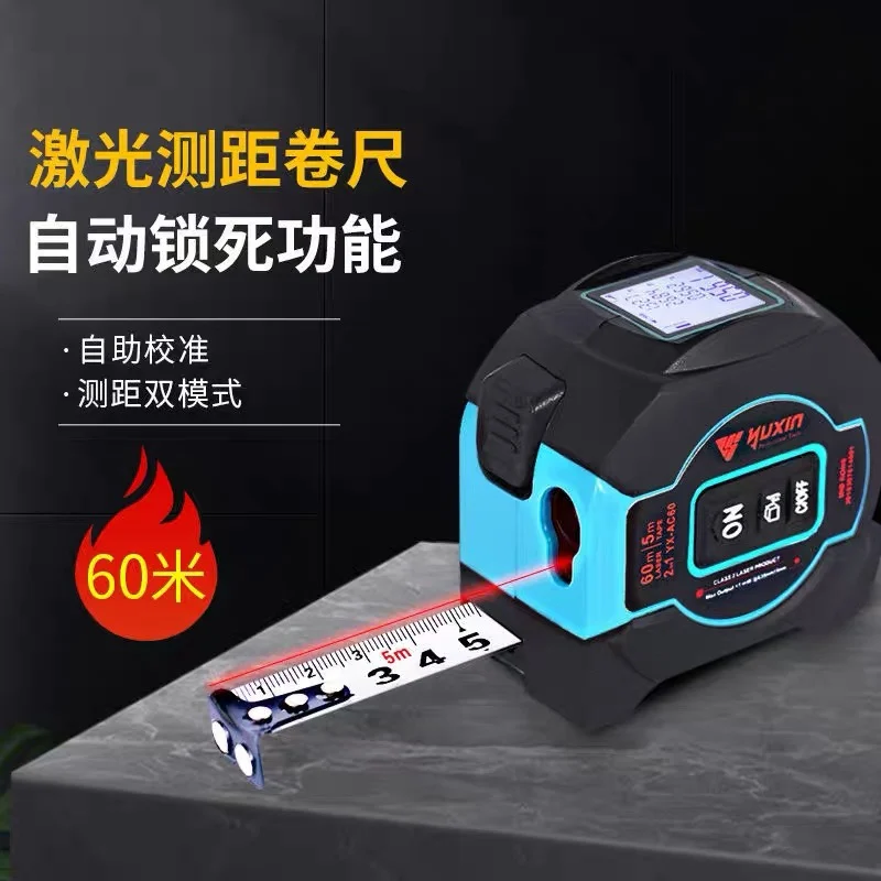 2022 NEW 3 In 1 Laser Rangefinder 5m Tape Measure Ruler LCD Display With Backlight Distance Meter Building Measurement Device
2022 NEW 3 In 1 Laser Rangefinder 5m Tape Measure Ruler LCD Display With Backlight Distance Meter Building Measurement Device