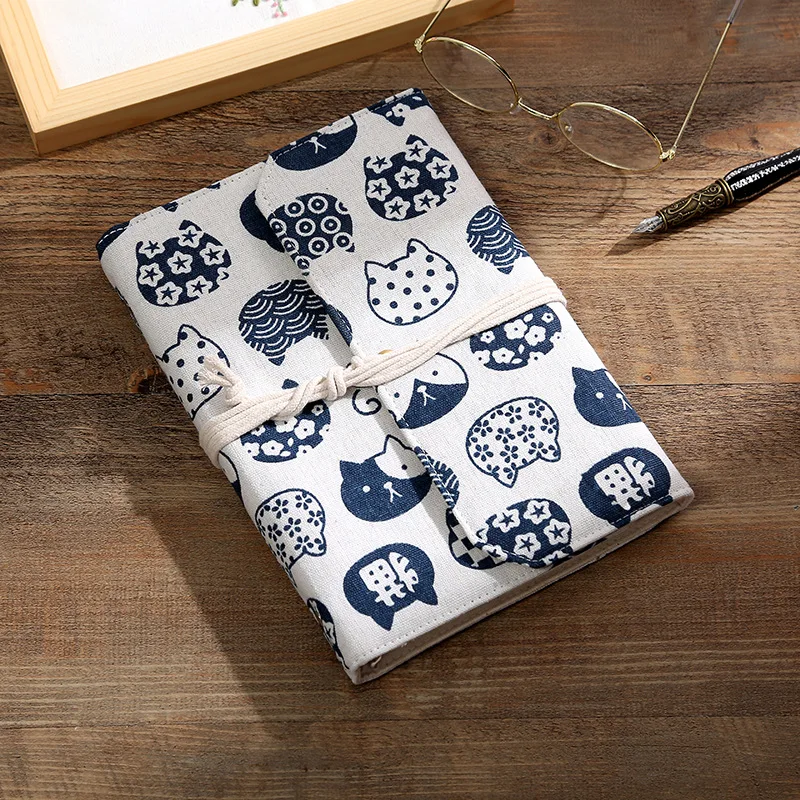 Notepad Loose-leaf Travel Cover Notebook Supplies 6 Hole Handbook Loose-leaf Fabric Stationery Retro Notepad
Notepad Loose-leaf Travel Cover Notebook Supplies 6 Hole Handbook Loose-leaf Fabric Stationery Retro Notepad
