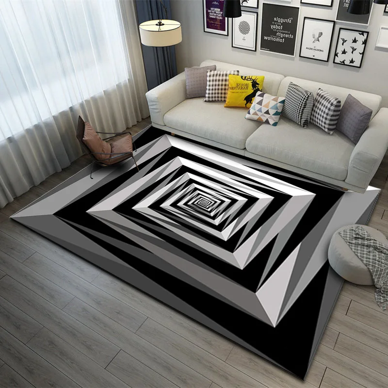3d Three-Dimensional Illusion Round Black And White Visual Carpet Living Room Bedroom Coffee Table Sofa Floor Mat Gaming Carpet
3d Three-Dimensional Illusion Round Black And White Visual Carpet Living Room Bedroom Coffee Table Sofa Floor Mat Gaming Carpet