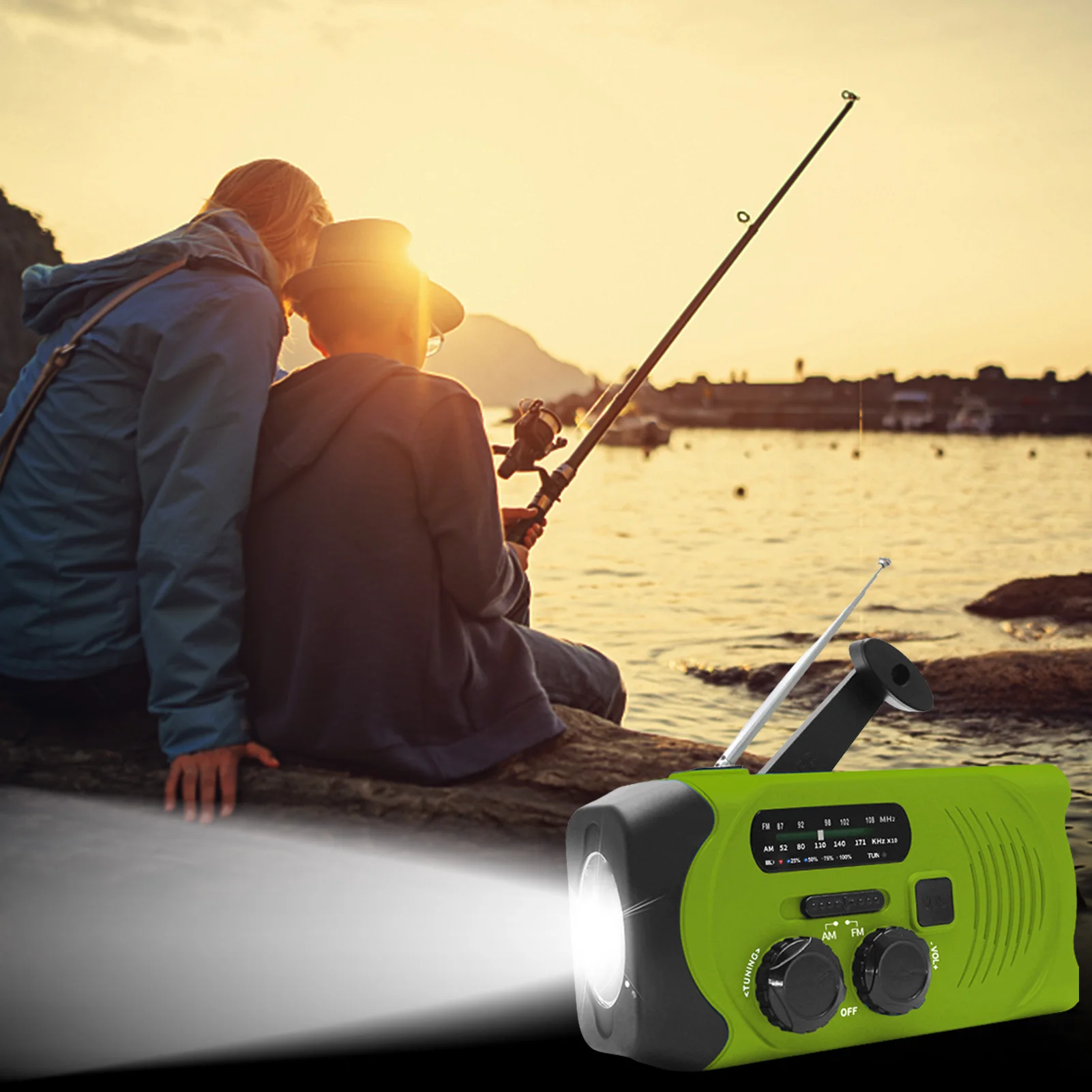 Hand Crank Flashlight Survival Hand Crank Flashlight Solar Weather Radio Hand Crank Portable Emergency Radio Light Weather Alert
Hand Crank Flashlight Survival Hand Crank Flashlight Solar Weather Radio Hand Crank Portable Emergency Radio Light Weather Alert