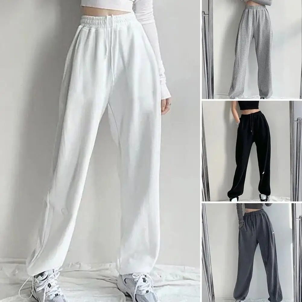 80%HOTElastic Waistband Drawstring Pockets Ankle Banded Women Sweatpants Autumn Winter Straight Wide Leg High Waist Jogger Pants
80%HOTElastic Waistband Drawstring Pockets Ankle Banded Women Sweatpants Autumn Winter Straight Wide Leg High Waist Jogger Pants