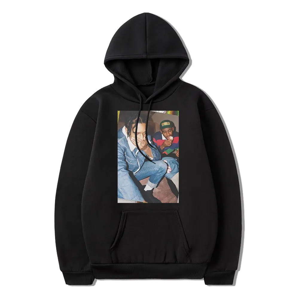 Hip Hop Rapper Tyler The Creator Asap Rocky Travis Scott Graphic Print Hoodies Men's 100% Cotton Casual Sweatshirts Streetwear
Hip Hop Rapper Tyler The Creator Asap Rocky Travis Scott Graphic Print Hoodies Men's 100% Cotton Casual Sweatshirts Streetwear