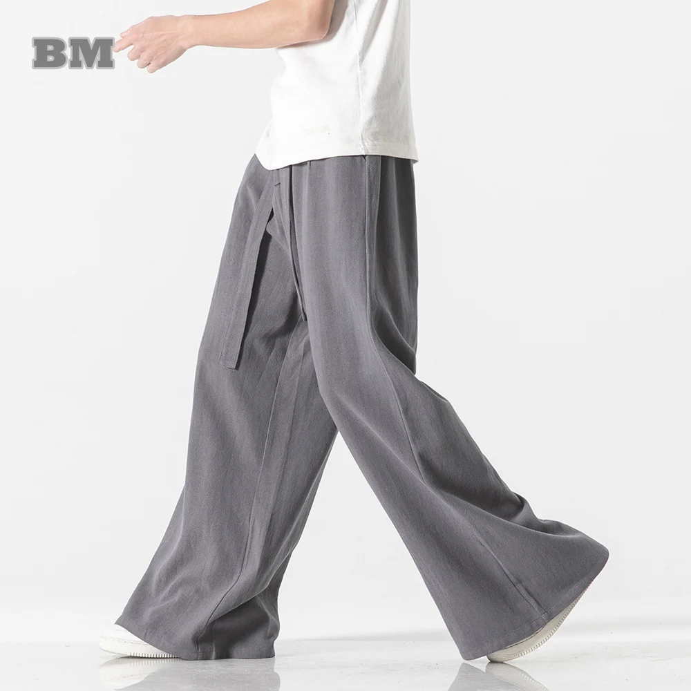 Chinese Style Thin Cotton Linen Trousers Spring Summer Loose Plus Size Wide Leg Pants Men Clothing Kung Fu Tai Chi Suit Male
Chinese Style Thin Cotton Linen Trousers Spring Summer Loose Plus Size Wide Leg Pants Men Clothing Kung Fu Tai Chi Suit Male