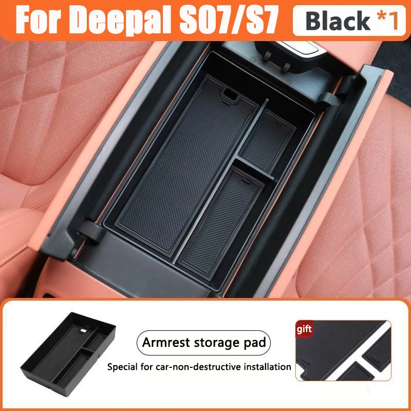Автомобильный ящик для хранения для Deepal S07 S7 2023 2024 2025, резиновый центральный подлокотник, контейнер, флокированный органайзер, держатель, автоаксессуары 
Автомобильный ящик для хранения для Deepal S07 S7 2023 2024 2025, резиновый центральный подлокотник, контейнер, флокированный органайзер, держатель, автоаксессуары