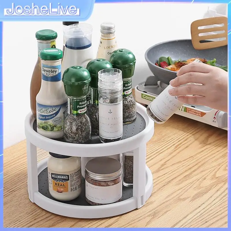Multifunctional Seasoning Spice Jar Holder Double-layer Sundries Holders Kitchen Rotating Food Storage Racks Home Organization
Multifunctional Seasoning Spice Jar Holder Double-layer Sundries Holders Kitchen Rotating Food Storage Racks Home Organization