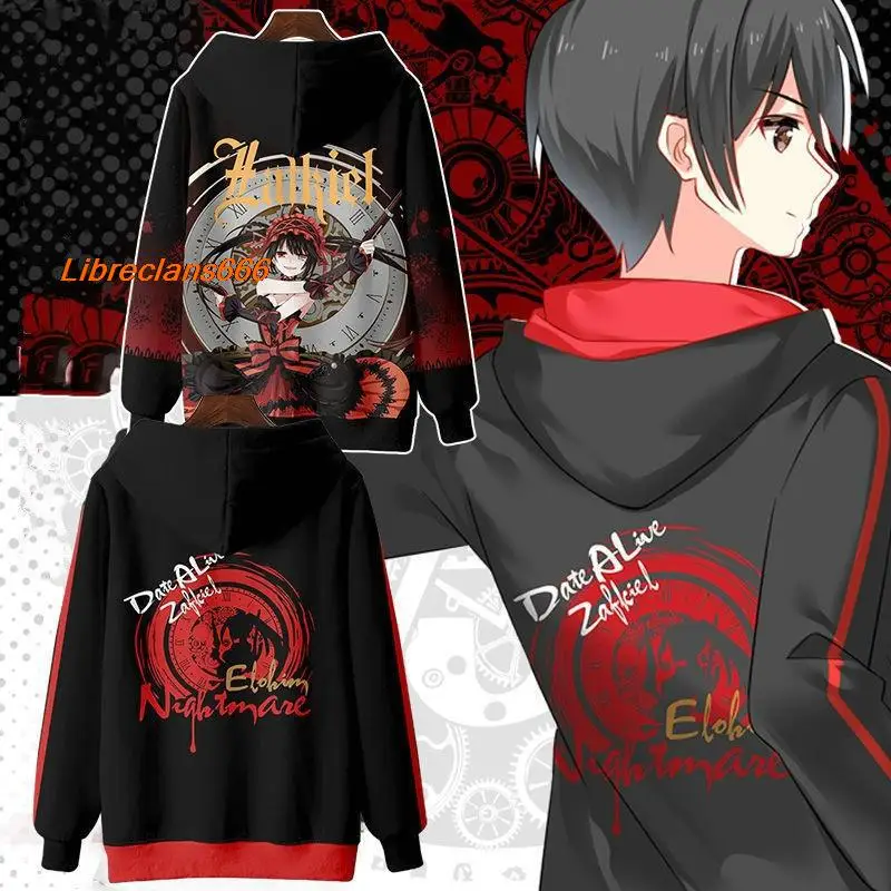 DATE A LIVE Tokisaka Kurumi Anime Men 3D Print Nightmare Hoodie Women Oversized Sweatshirt Fashion Pullover Streetwear Boys Tops
DATE A LIVE Tokisaka Kurumi Anime Men 3D Print Nightmare Hoodie Women Oversized Sweatshirt Fashion Pullover Streetwear Boys Tops
