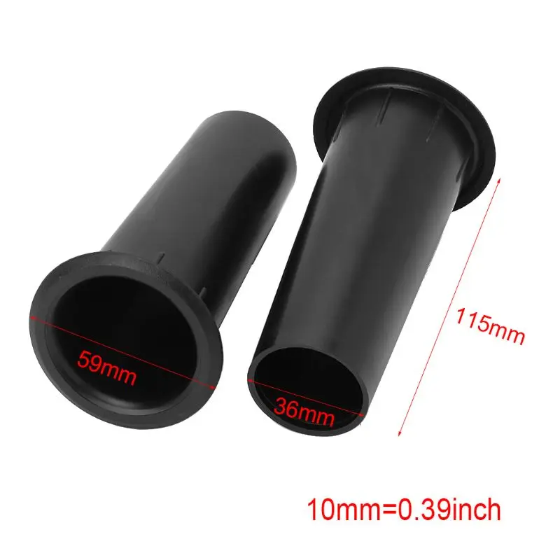 2PCS Speaker Port Tube Bass for Reflex Vent Ventilation Connector 45x115mm Subwo
2PCS Speaker Port Tube Bass for Reflex Vent Ventilation Connector 45x115mm Subwo