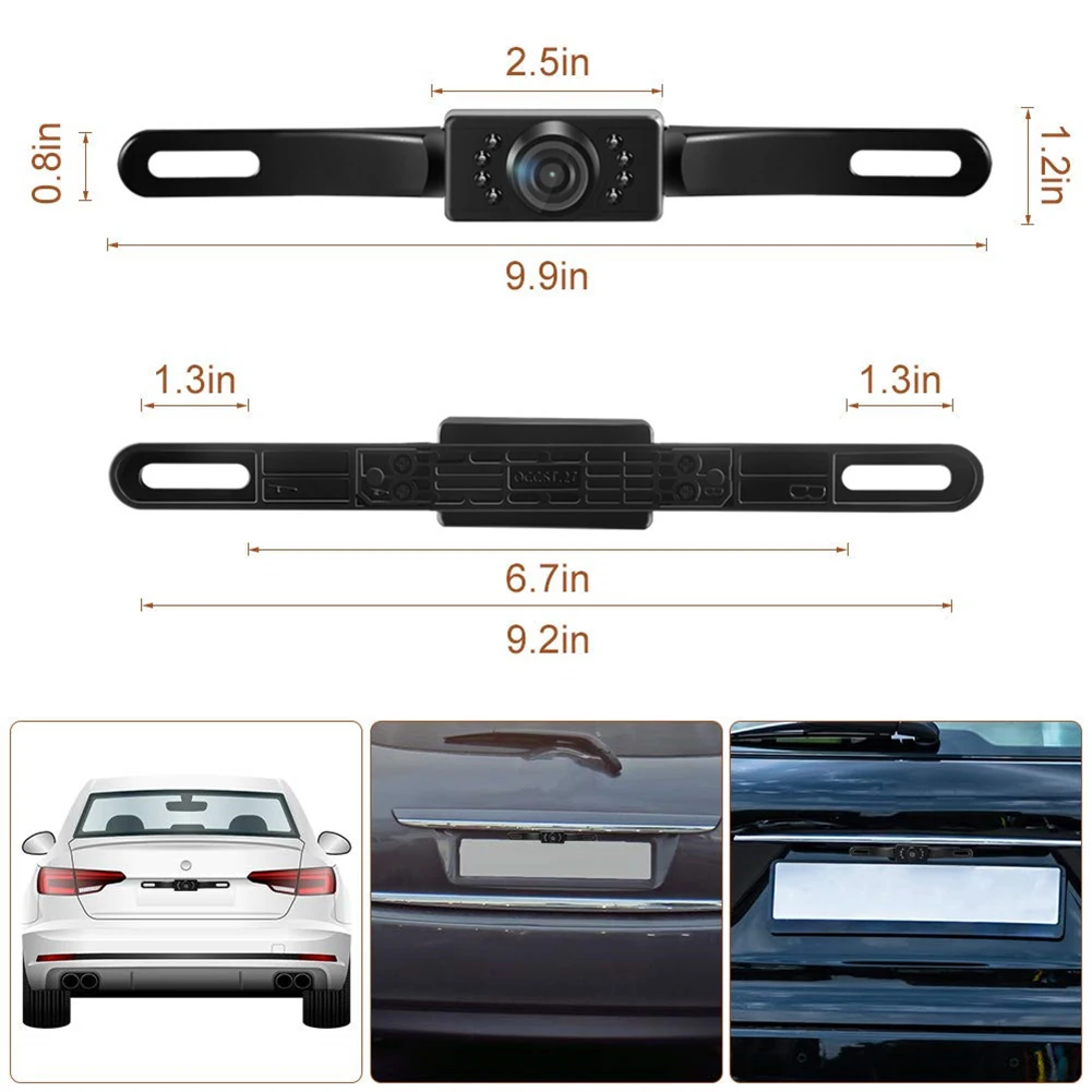Brand New Backup Camera Reversing Camera Accessories Back Up DC 12V License Number Plate Night Vision Rear View
Brand New Backup Camera Reversing Camera Accessories Back Up DC 12V License Number Plate Night Vision Rear View