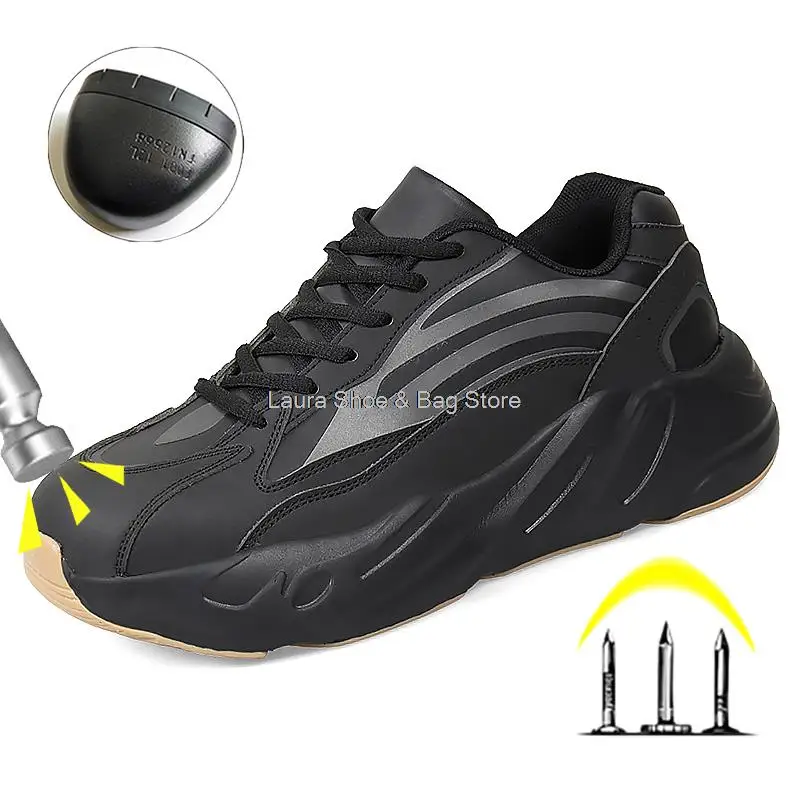 New Work Sneakers For Men Safety Shoes Steel Toe Work Boots Anti-smash Working Shoes Male Indestructible Security Boots Man Safe
New Work Sneakers For Men Safety Shoes Steel Toe Work Boots Anti-smash Working Shoes Male Indestructible Security Boots Man Safe