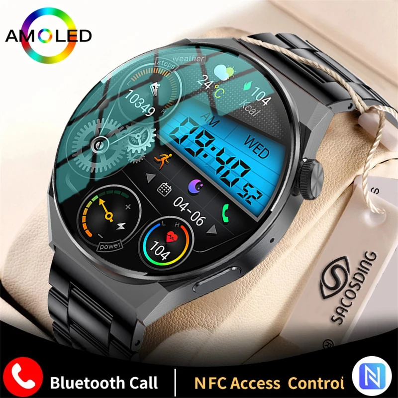 NFC Sports Smart Watch Men GT3 Pro AMOLED 390*390 HD Screen Heart Rate Bluetooth Call IP68 Waterproof SmartWatch For Android IOS
NFC Sports Smart Watch Men GT3 Pro AMOLED 390*390 HD Screen Heart Rate Bluetooth Call IP68 Waterproof SmartWatch For Android IOS