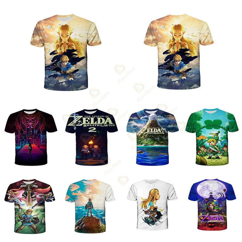 2023 New Zelda Breath of The Wild T-shirt Link T Shirt Boy Girl Cartoon Fashion Clothing Summer Child Baby Short Sleeve
2023 New Zelda Breath of The Wild T-shirt Link T Shirt Boy Girl Cartoon Fashion Clothing Summer Child Baby Short Sleeve