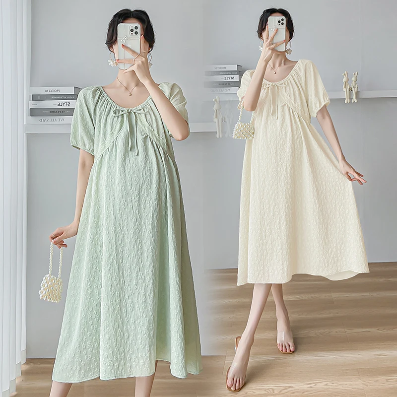 9018# 2023 Summer Korean Fashion Maternity Long Dress Elegant A Line Loose Clothes for Pregnant Women Sweet Casual Pregnancy
9018# 2023 Summer Korean Fashion Maternity Long Dress Elegant A Line Loose Clothes for Pregnant Women Sweet Casual Pregnancy