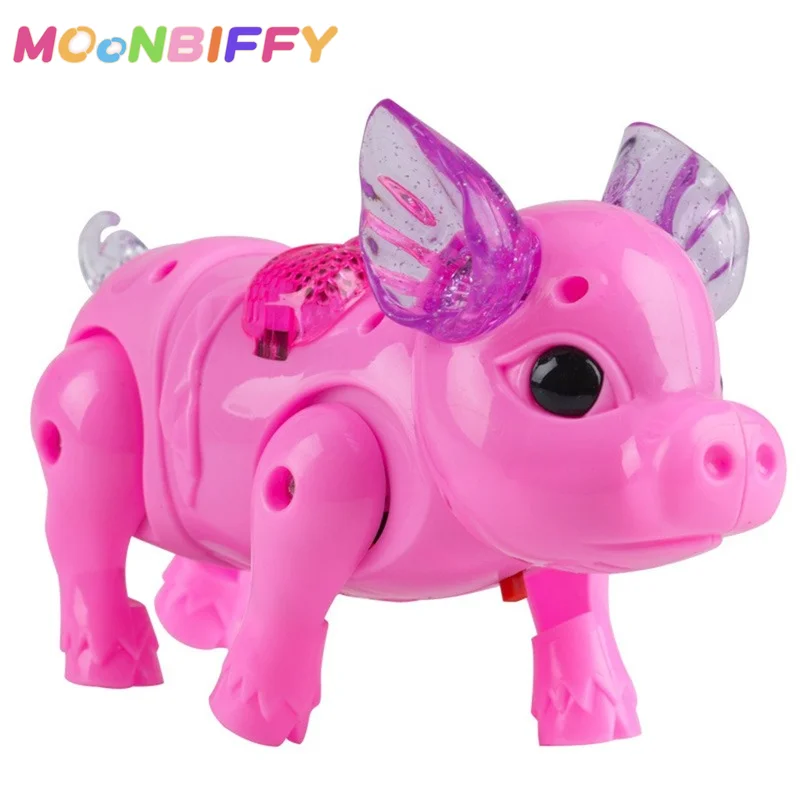 Electric Rope Piglet Luminous Animal Toy Pig with Light + Music + Walking with Traction Rope Animal Toys for Kids Children
Electric Rope Piglet Luminous Animal Toy Pig with Light + Music + Walking with Traction Rope Animal Toys for Kids Children