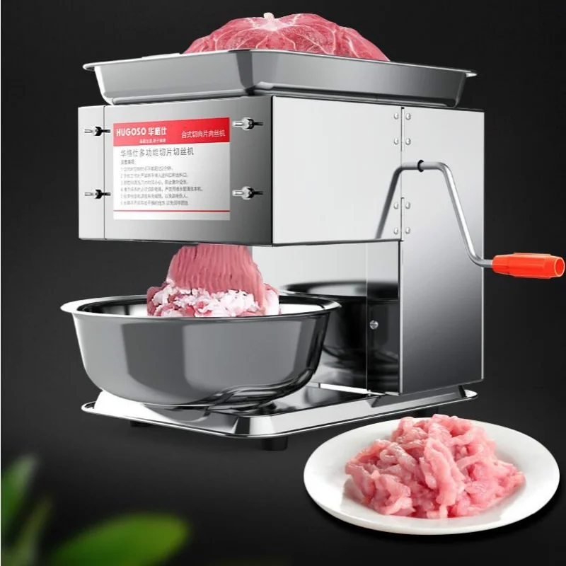 New 850W Commercial Electric Meat Cutter Pure Copper Motor Fast Slicer Automatic Vegetable Cutter Stainless Steel Meat Grinder
New 850W Commercial Electric Meat Cutter Pure Copper Motor Fast Slicer Automatic Vegetable Cutter Stainless Steel Meat Grinder