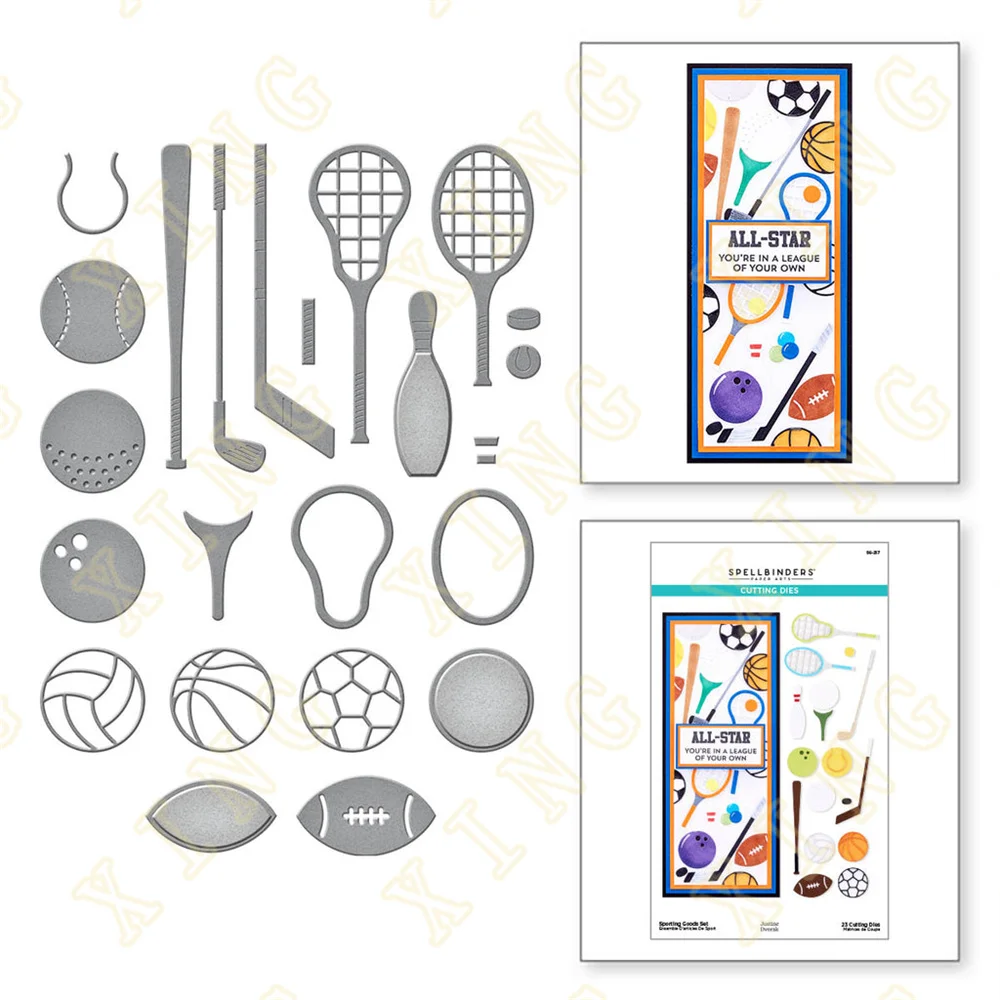 Sporting Goods Set Metal Cutting Die Scrapbook Embossed Paper Card Album Craft Template Cut Die Stencils New for 2023 Arrival
Sporting Goods Set Metal Cutting Die Scrapbook Embossed Paper Card Album Craft Template Cut Die Stencils New for 2023 Arrival