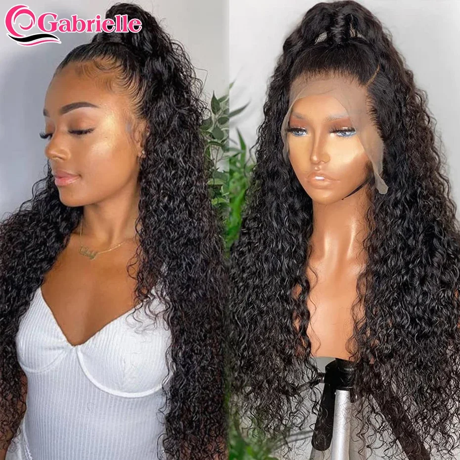 Gabrielle Curly Lace Front Human Hair Wigs 30" Brazilian 13x4 Lace Frontal Wig Pre Plucked 200 Density 4x4 Closure Wig For Women
Gabrielle Curly Lace Front Human Hair Wigs 30" Brazilian 13x4 Lace Frontal Wig Pre Plucked 200 Density 4x4 Closure Wig For Women