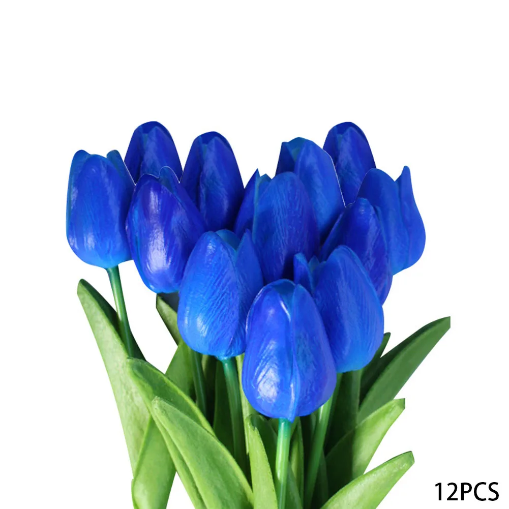 12pcs For Bridal Bouquet Simulation Fake Tulips PU DIY Lifelike Gift Artificial Flower Realistic Wedding Decor Home Party Office
12pcs For Bridal Bouquet Simulation Fake Tulips PU DIY Lifelike Gift Artificial Flower Realistic Wedding Decor Home Party Office