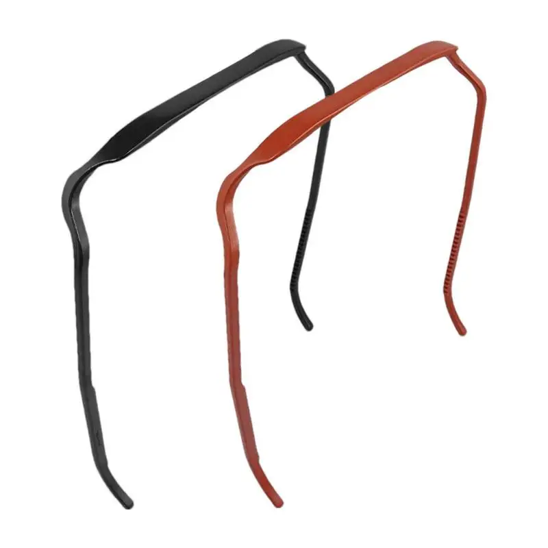 

2 Pcs Invisible Hair Hoop Curly Thick Hair Headband Fits Like Sunglasses Hairstyle Fixing Tool Large Headband For Thick Hair