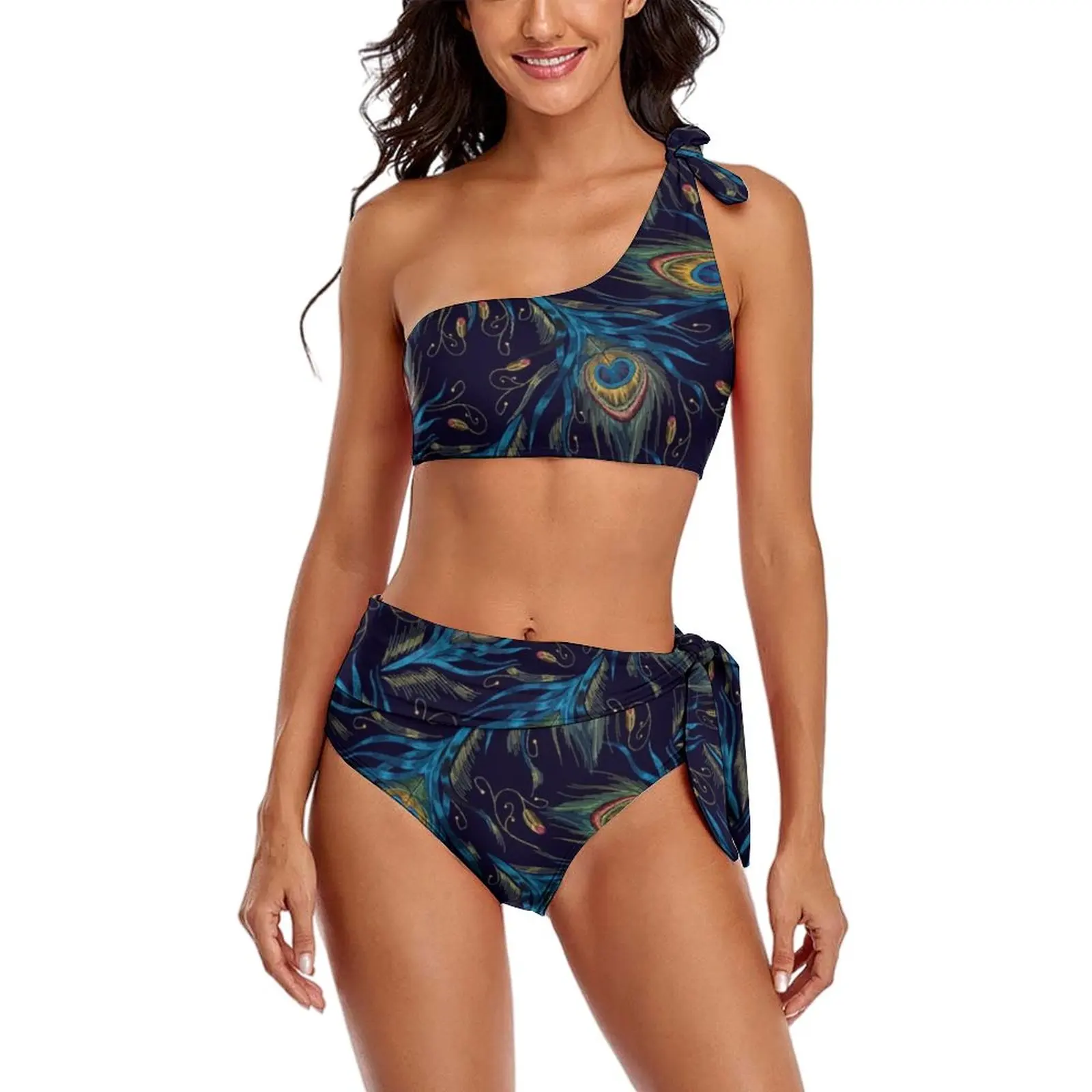 Sexy Tails Of Peacocks Bikini Swimsuit Peacock Art Print Modern Swimwear Cute Bikinis Set Adjustable Feminine Bikinis Beachwear
Sexy Tails Of Peacocks Bikini Swimsuit Peacock Art Print Modern Swimwear Cute Bikinis Set Adjustable Feminine Bikinis Beachwear