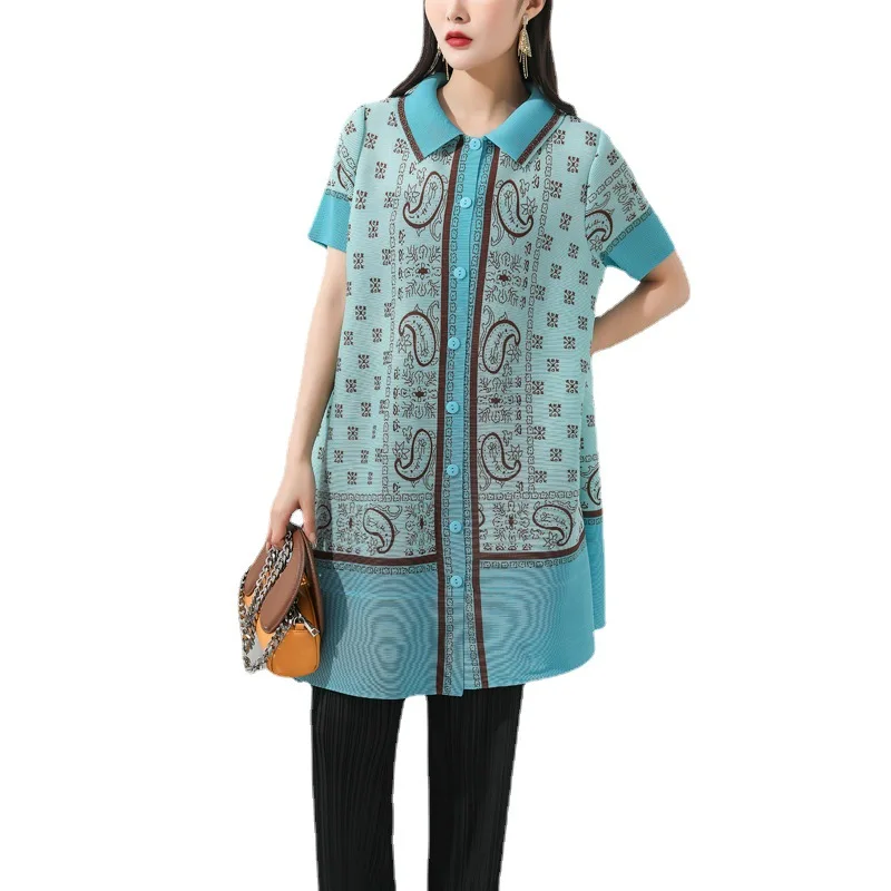 Miyake Pleated Dress Women 2022 Summer New Print Loose Large Size Single-breasted Square Neck Dresses for Women Mini Dress
Miyake Pleated Dress Women 2022 Summer New Print Loose Large Size Single-breasted Square Neck Dresses for Women Mini Dress