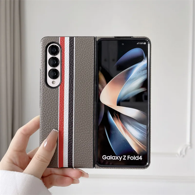 Vintage Stripe Case for Samsung Z Fold4 Case All-inclusive Shockproof Cover Vintage Leather Shell for Galaxy Z Fold 4 Case
Vintage Stripe Case for Samsung Z Fold4 Case All-inclusive Shockproof Cover Vintage Leather Shell for Galaxy Z Fold 4 Case