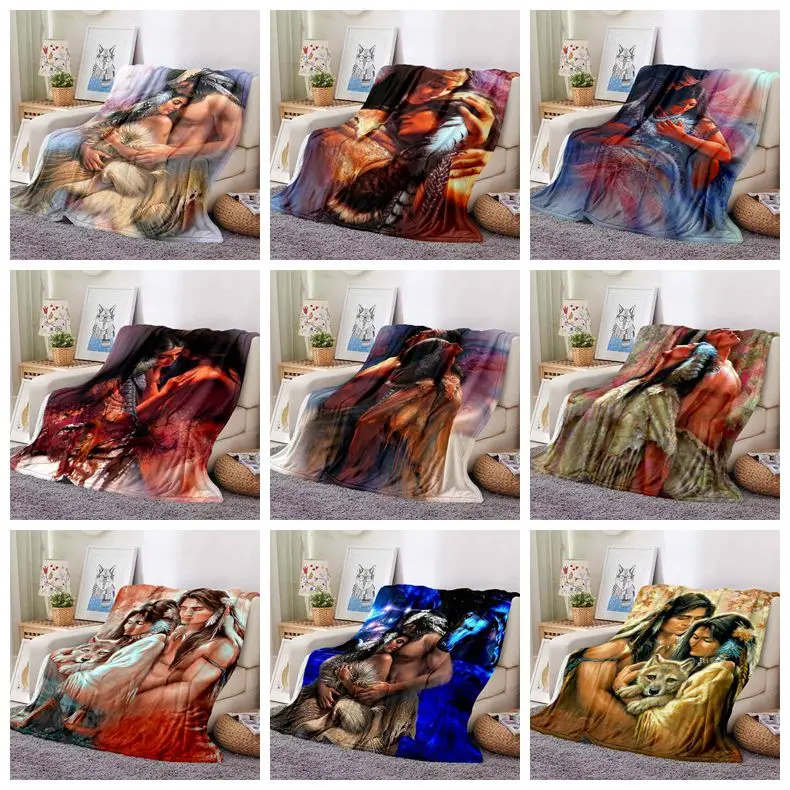 Indian Aboriginal Couple Soft Throw Blanket Throw Blanket Soft Cartoon Printed Bedspread Bedspread Sofa Gift
Indian Aboriginal Couple Soft Throw Blanket Throw Blanket Soft Cartoon Printed Bedspread Bedspread Sofa Gift