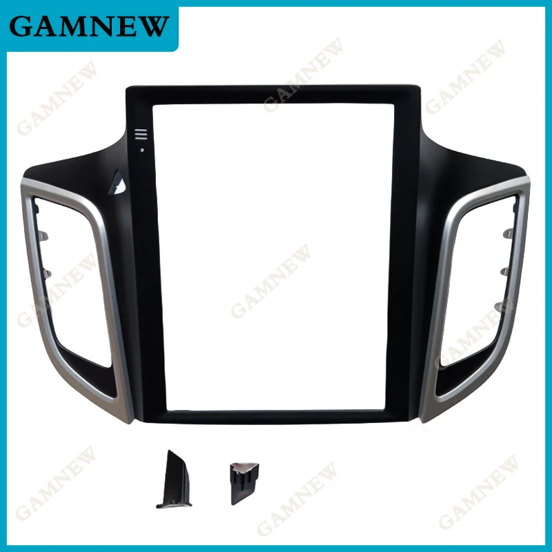 9,7-дюймовая автомобильная аудиорамка Fasxia, автомобильный радиоприемник, GPS-навигационная панель подходит для Hyundai Creta ix25 2014-2016