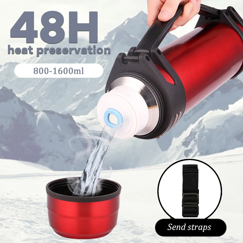 1.6L High capacity Stainless steel thermos Fashion everyday, outdoor,automotive water thermo cup Portable insulation Vacuum cup
1.6L High capacity Stainless steel thermos Fashion everyday, outdoor,automotive water thermo cup Portable insulation Vacuum cup