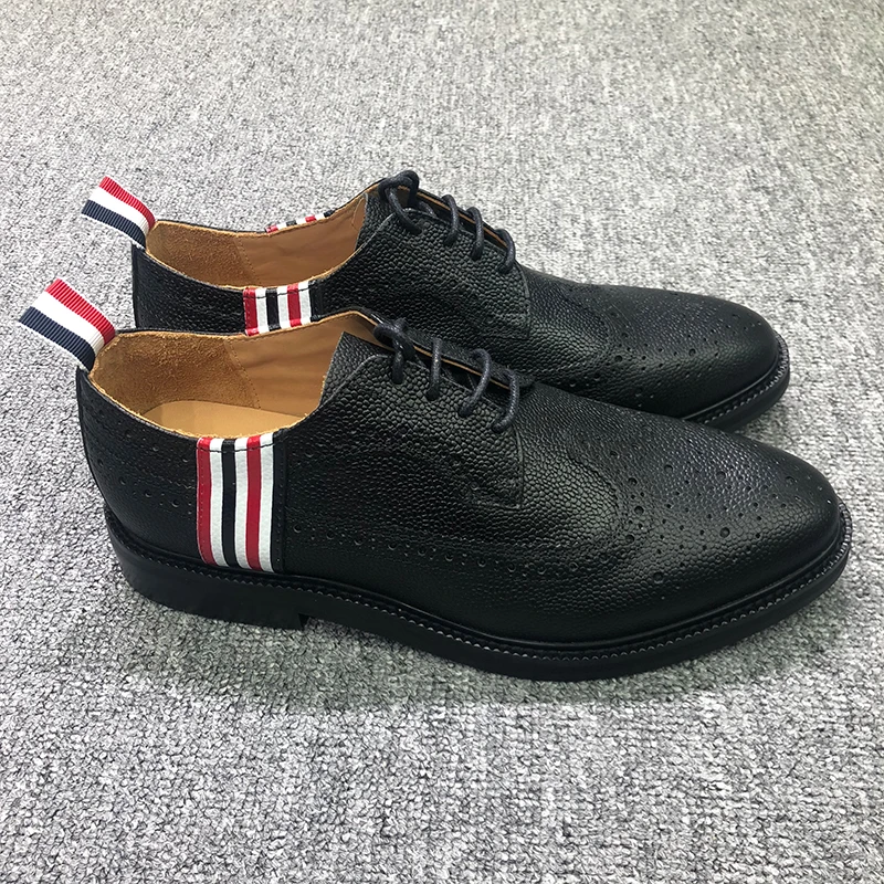 TB THOM Shoes Men's Genuine Leather Shoes Lace-up Soft Walking Driving Shoes 4-bar Striped Calfskin Casual Wedding TB Shoes
TB THOM Shoes Men's Genuine Leather Shoes Lace-up Soft Walking Driving Shoes 4-bar Striped Calfskin Casual Wedding TB Shoes