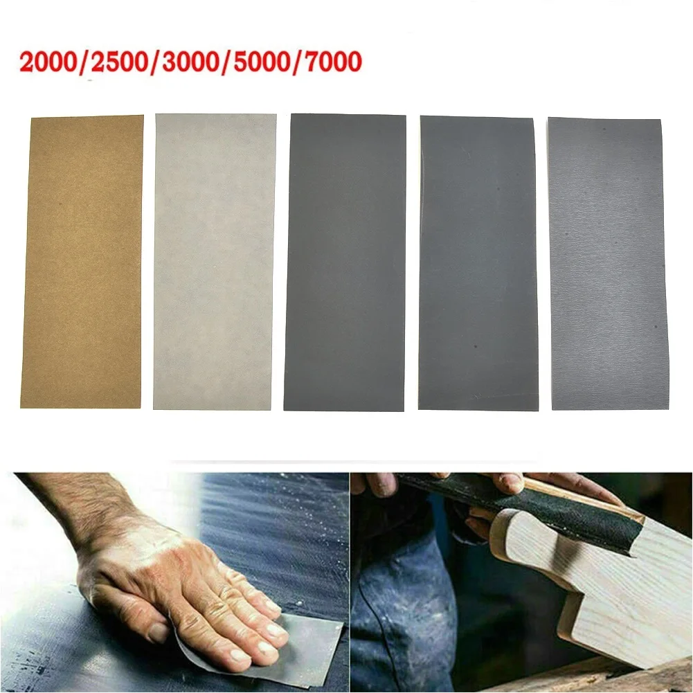 Sanding Paper Sandpaper 2000/2500/3000/5000/7000 Grit 5pcs Abrasive Tool For Wood Metal Polishing Set High Quality
Sanding Paper Sandpaper 2000/2500/3000/5000/7000 Grit 5pcs Abrasive Tool For Wood Metal Polishing Set High Quality