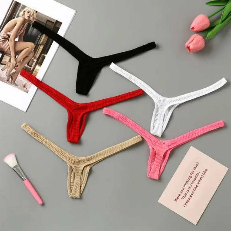 Women's Thong Underwear New G-string T-Back Lady Breathable Deep V Sexy Hot Low Waist Mini Panties Bikini Bottom Panty Women 1PC
Women's Thong Underwear New G-string T-Back Lady Breathable Deep V Sexy Hot Low Waist Mini Panties Bikini Bottom Panty Women 1PC