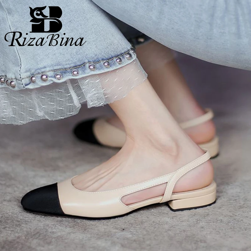 RIZABINA 2022 New Spring Real Leather Women Sandals Fashion Heels Shoes For Woman Summer Office Lady Daily Footwear Size 32-43
RIZABINA 2022 New Spring Real Leather Women Sandals Fashion Heels Shoes For Woman Summer Office Lady Daily Footwear Size 32-43