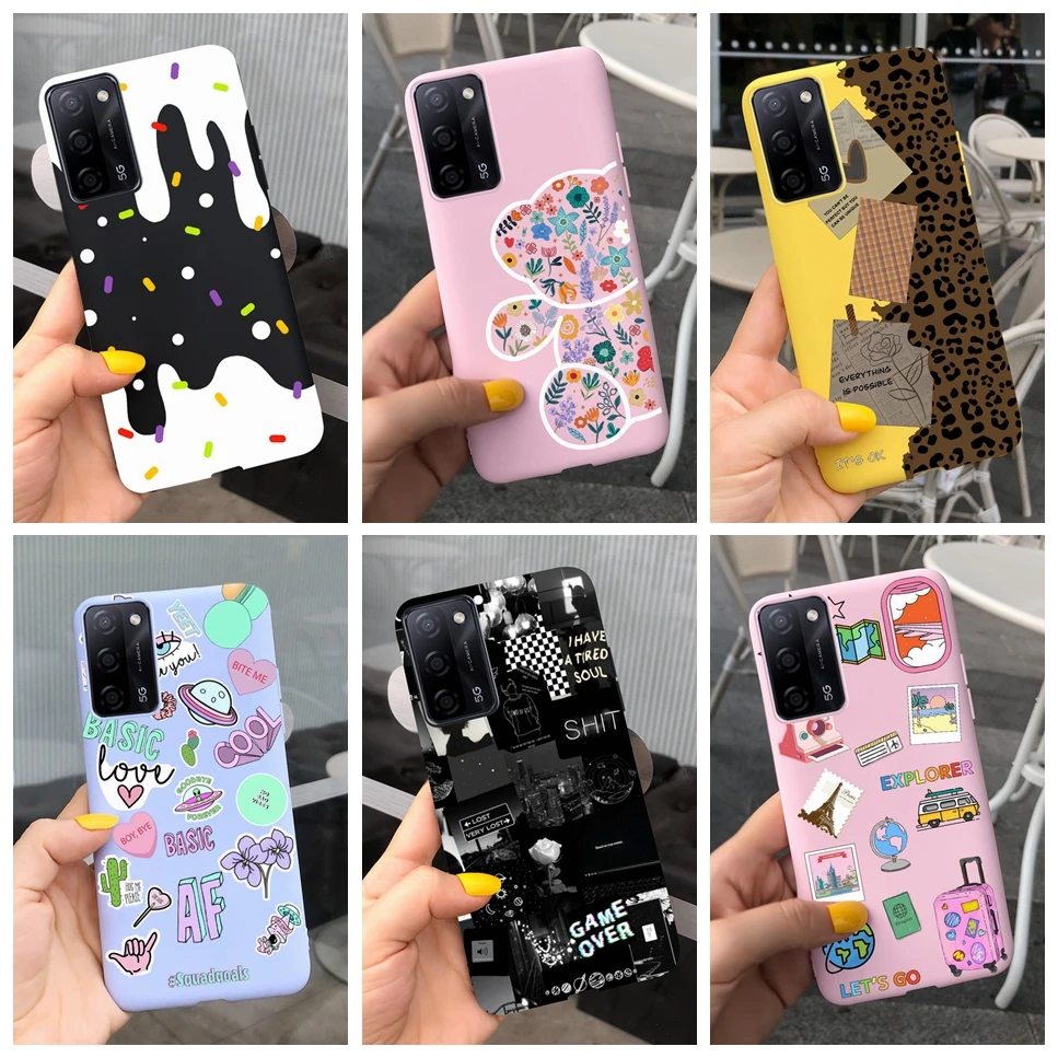 

For Oppo A55 A55S 5G China Case Cute Girl Animal Painted Silicon TPU Shockproof Bumper For OppoA55 Oppo A55 S A55S 5G Phone Case