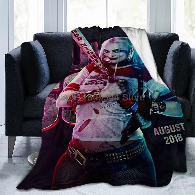Harley Joker Villain Quinns Throw Blanket Fuzzy Warm Throws for Winter Bedding 3D Printing Soft Micro Fleece Blanket - YU09
Harley Joker Villain Quinns Throw Blanket Fuzzy Warm Throws for Winter Bedding 3D Printing Soft Micro Fleece Blanket - YU09