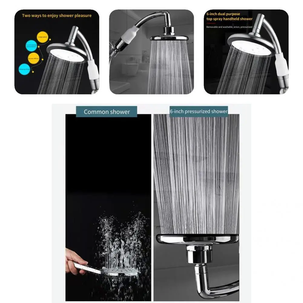 Simple Hand Shower Sprayer Widely Applied Portable Hand-held Shower Head Shower Head 6 inches
Simple Hand Shower Sprayer Widely Applied Portable Hand-held Shower Head Shower Head 6 inches